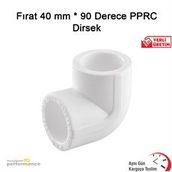 Fırat 40 mm 90 Derece Pprc Dirsek
