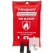 Firstguard Yangın Battaniyesi *Askısı ile,Fire Blanket 1m x1m (40 inch x 40 inch)