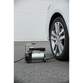 Fischer Taşınabilir Mini Kompresör 12V 120W - Araç Çakmak Girişli Lastik Şişirme Pompası (100 PSI)