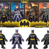 Fisher-Price Imaginext DC Süper Arkadaşlar Batman Oyuncakları 85. Yıl Dönümü Hatıra Seti, 3 Yaş ve Üzeri Hayranlar için Film Tarzlı