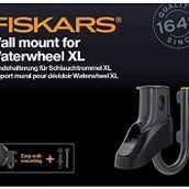 Fiskars 1027095 Otomatik Hortum Makarası XL İçin Duvar Montaj Aparatı