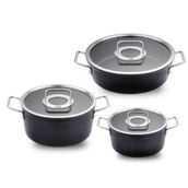 Fissler Adamant Cam Kapak 6 Parça Tencere Seti