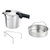 Fissler Vitaquick Black 6 lt Gri Düdüklü Tencere