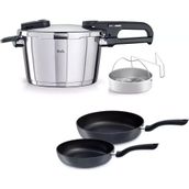 Fissler Vitaquick Edition 6 lt Düdüklü Tencere+Tava Set