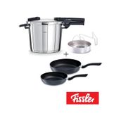 Fissler Vitaquick Glossy 6 lt Düdüklü Tencere+Tava