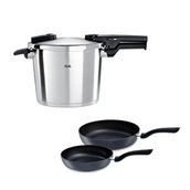 Fissler Vitaquick Premium 6 lt Düdüklü Tencere+Tava