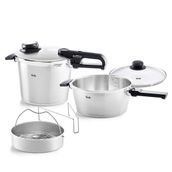 Fissler Vitavit Premium Mat 6 lt + 3,5 lt Düdüklü Tencere Seti