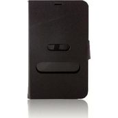 Fitcase Samsung Galaxy Tab 3 T210 7 Yan Kapaklı Standlı Siyah Kılıf