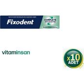 Fixodent Complete Ekstra Ferah Diş Protezi Yapıştırıcı Krem 47 gr 10 Adet