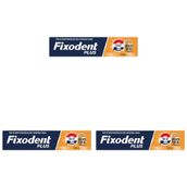 Fixodent Plus Güçlü Isırık Diş Protezi Yapıştırıcı Krem 40 g 3lü paket