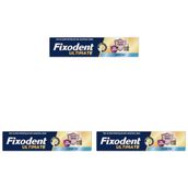 Fixodent Ultimate Ferah Tat Diş Protezi Yapıştırıcı Krem 40 g 3lü paket