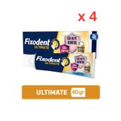 Fixodent Ultimate Ferah Tat Diş Protezi Yapıştırıcı Krem 40 G - 4 Adet