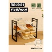 Fixwood Ahşap Ayakkabılık 65X51x20