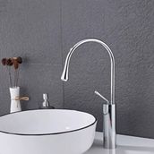 FKN Milano Çanak Krom Lavabo Bataryası