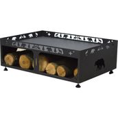 FLAME STOVE FS-107-D 60*90 Doğa Desenli Odunluklu Soba Altlığı