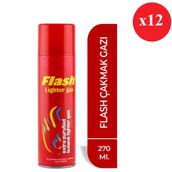 Flash 270 ml 12 Adet Çakmak Gazı