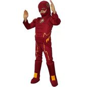 Flash Kostümü Kaslı Delüks