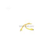 Flaxes FNK-601S Sarı 1 mt CAT6 UTP 24AWG Patch Network Kablosu