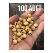 Flea Market 100 Adet Ahşap Boncuk 10 Mm Ah74825 Bej