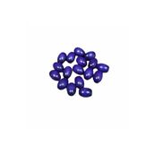 Flea Market 20 Mm Oval Ahşap Boncuk (50 Adet) Mor Renk
