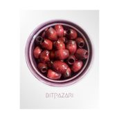 Flea Market 20 Mm Oval Bordo Renk Ahşap Boncuk - (20 Adet)