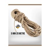 Flea Market 5mm 20 Metre Jut Halat, 5mm20metreELS