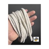 Flea Market Bükümlü Renkli Pamuk Halat - (8Mm 10 Metre) Tyc0034482063M0Halat21008 Ekru