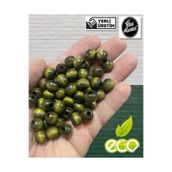 Flea Market Ekonomik Paket 1 Kilo 10Mm Ahşap Boncuk - Haki - (Ort - 2500-3000 Adet) Eko1Kg10Haki