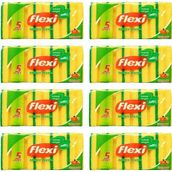 Flexi 8x5'li Oluklu Bulaşık Süngeri
