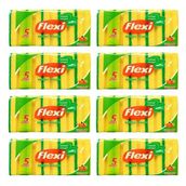 Flexi 8x5'li Oluklu Bulaşık Süngeri