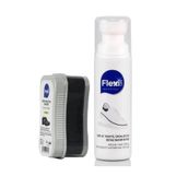 Flexi Spor Beyaz Deri Ve Kumaş Ayakkabı Boyası 75 ml + Flexi Cilalı Sünger