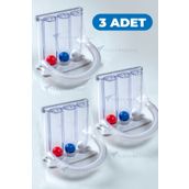 Flexy Medical Triflo Solunum Egzersiz Cihazı 3 Adet Yüksek Kalite Nefes Egzersiz Aparatı