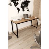 Flinder Çalışma Masası Bilgisayar Masası Ofis Masası 60x160 | Atlantik Çam – Siyah Ayak