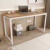 Flinder Çam/Beyaz 140x60 Çalışma Masası, Bilgisayar Masası, Ofis Masası - 60X140 Cm - Atlantik Çam - Beyaz
