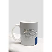 Flipped Lokum Dağıt Doodle Kupa Bardak - 350 ml - 1 Adet - Gri