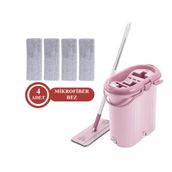 Flora F405 Trio 3 Bölmeli Tablet Mop Seti ve 4 Adet Mikrofiber Bez