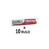 Florex 50 Adet Standart Endüstriyel Hantal 100x150 cm Siyah Çöp Poşeti (10 adet)