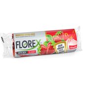 Florex Orta Boy Çilek Kokulu 25 Rulo Büzgülü Çöp Poşeti