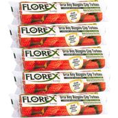 Florex Orta Boy Kokulu Büzgülü 55x60 cm Çöp Poşeti