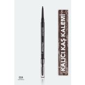 Flormar 004 Dark Brown Kaş Kalemi ve Fırçası