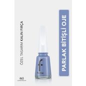 Flormar Nail Enamel 465 Cookie Monster Mavi Parlak Oje
