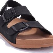 Fly Soft S961 Siyah Ortopedik Günlük Erkek Çocuk Spor Sandalet