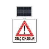 FM Trafik 600x600 mm Dikkat Araç Çıkabilir