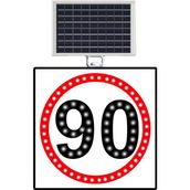 FM Trafik 90 Km/H 600x600 mm Hız Limiti