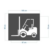 FM Trafik Forklift Boya Şablonu