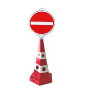 FM Trafik Kedi Gözlü 650 mm Girilmez Tabela Reklam Konisi