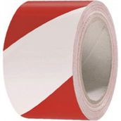 FM Trafik Kırmızı Beyaz 10 cm x 30 m Yer İşaretleme Bantı