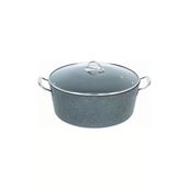 FMS G1009 Granit 34 cm Gri Endüstriyel Derin Tencere