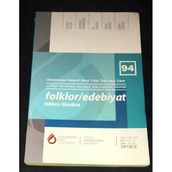 Folklor Edebiyat Dergisi 2018/2 Sayı 94 Değerler Eğitimi Bağlamında Siirt Menkıbeleri-Rezan Karakaş-Erdem Akın (Sahafiye Kitap)