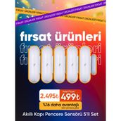 Fonri Akıllı Kablosuz Kapı Pencere Sensörü 5'li Set - 5 Adet